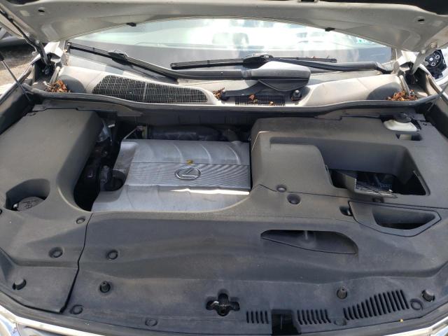 2T2BK1BA9FC313895 - 2015 LEXUS RX 350 BASE SILVER photo 11
