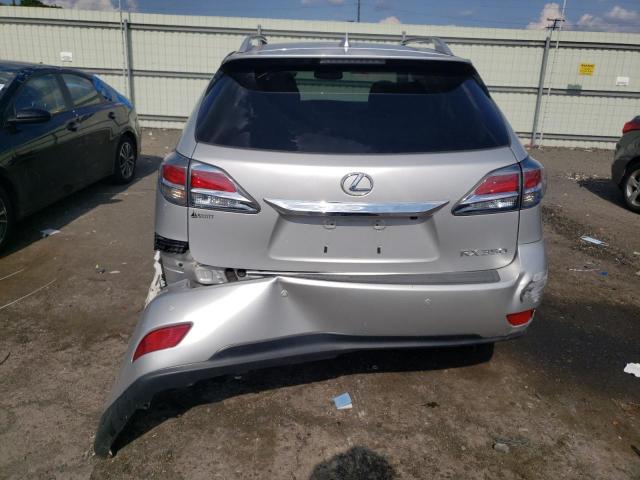 2T2BK1BA9FC313895 - 2015 LEXUS RX 350 BASE SILVER photo 6