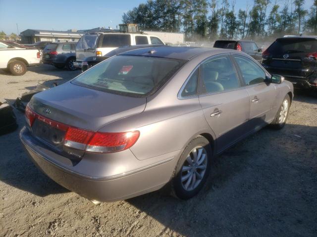 KMHFC46F27A226948 - 2007 HYUNDAI AZERA SE GRAY photo 3