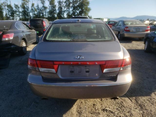 KMHFC46F27A226948 - 2007 HYUNDAI AZERA SE GRAY photo 6