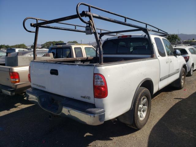 5TBRT34155S471268 - 2005 TOYOTA TUNDRA ACCESS CAB SR5 WHITE photo 4