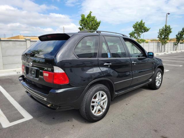 5UXFA13555LY12791 - 2005 BMW X5 3.0I BLACK photo 4