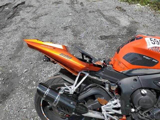 JYARJ06E94A019083 - 2004 YAMAHA YZFR6 L ORANGE photo 6