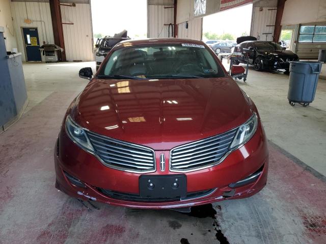 3LN6L2G92DR812516 - 2013 LINCOLN MKZ RED photo 5