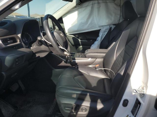 5TDHZRBH6NS165541 - 2022 TOYOTA HIGHLANDER XLE WHITE photo 7