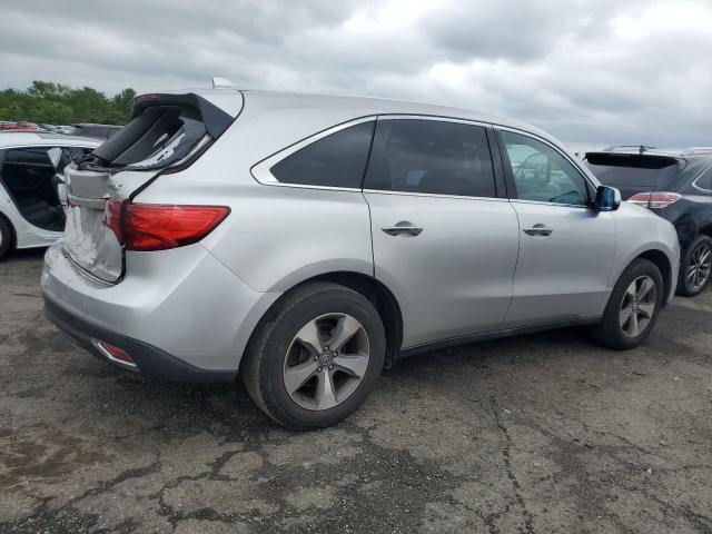 5FRYD4H25EB034382 - 2014 ACURA MDX SILVER photo 3