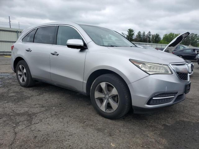 5FRYD4H25EB034382 - 2014 ACURA MDX SILVER photo 4