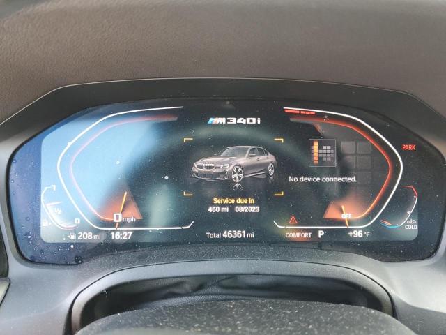 WBA5U9C06LFH67850 - 2020 BMW M340XI GRAY photo 9
