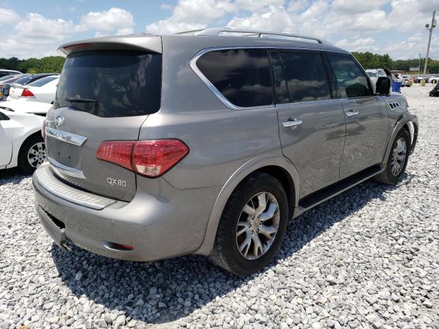 JN8AZ2NF8E9555756 - 2014 INFINITI QX80 GRAY photo 3