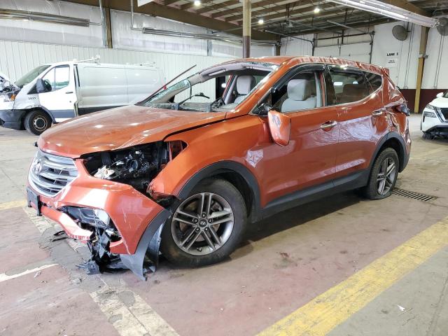 5XYZTDLB2HG419167 - 2017 HYUNDAI SANTA FE S ORANGE photo 1