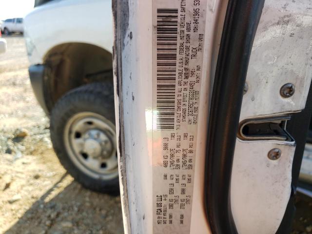 3C6TR5CT8GG314451 - 2016 RAM 2500 ST WHITE photo 10