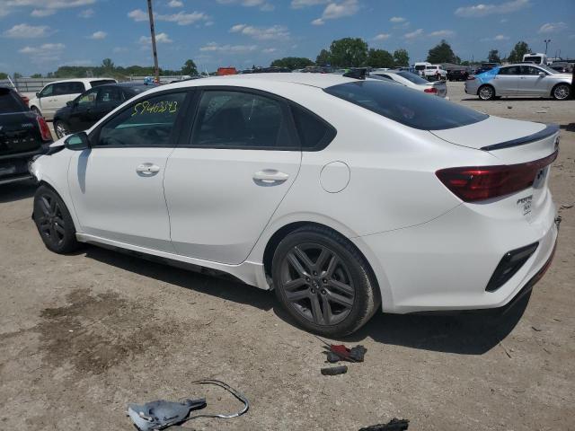 3KPF34AD1ME293043 - 2021 KIA FORTE GT LINE WHITE photo 2