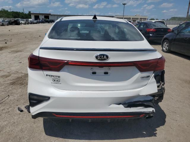 3KPF34AD1ME293043 - 2021 KIA FORTE GT LINE WHITE photo 6