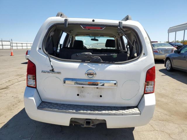 5N1AR18B68C633288 - 2008 NISSAN PATHFINDER S WHITE photo 6