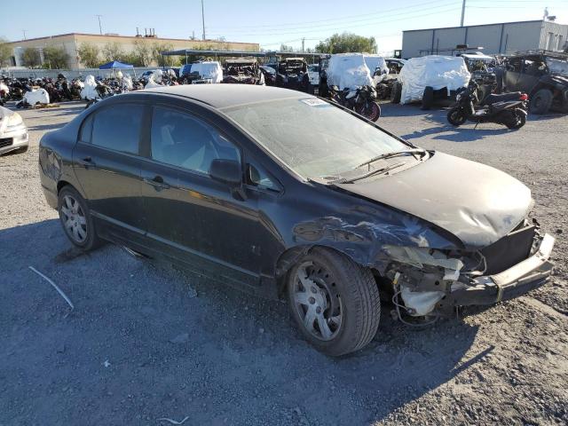 19XFA1F53AE060671 - 2010 HONDA CIVIC LX BLACK photo 4