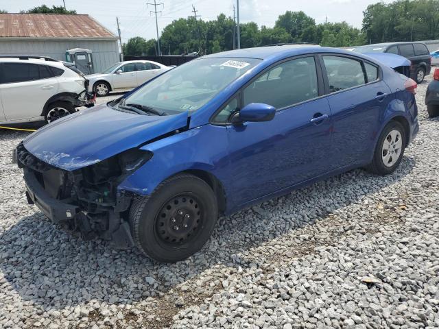 3KPFK4A7XHE057333 - 2017 KIA FORTE LX BLUE photo 1