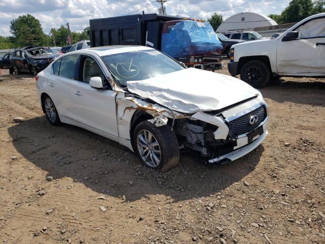 JN1BV7ARXFM409823 - 2015 INFINITI Q50 BASE WHITE photo 1