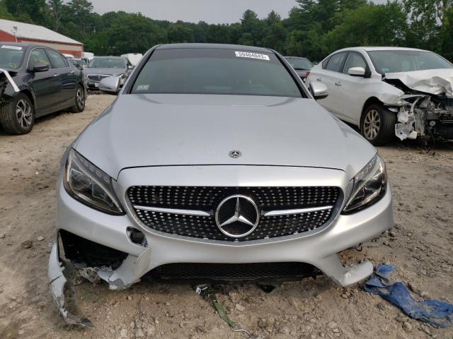 55SWF4KB0GU103315 - 2016 MERCEDES-BENZ C 300 4MATIC SILVER photo 5