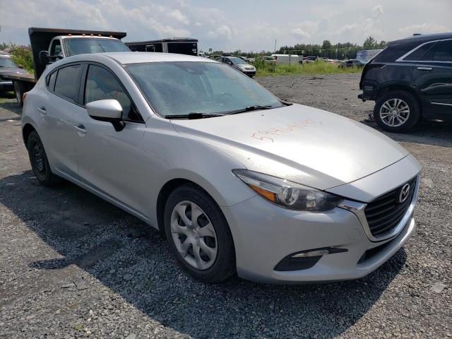 JM1BN1K75J1167721 - 2018 MAZDA 3 HATCHBAC SPORT GRAY photo 4