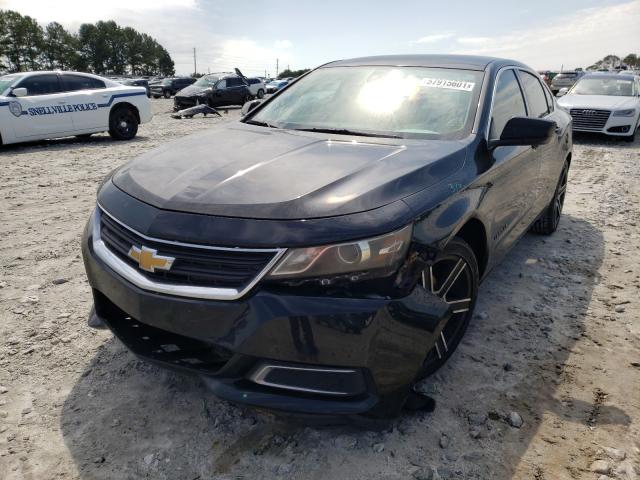 1G11Z5SL8FU141911 - 2015 CHEVROLET IMPALA LS BLACK photo 2