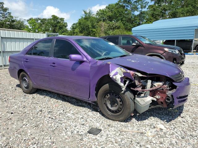 4T1BE32KX2U580276 - 2002 TOYOTA CAMRY LE PURPLE photo 4
