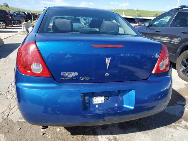 1G2ZF58B174105730 - 2007 PONTIAC G6 VALUE LEADER BLUE photo 6