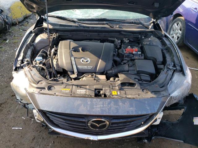 JM1GJ1W54F1216134 - 2015 MAZDA 6 GRAND TOURING GRAY photo 7