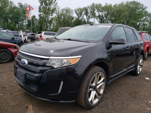 2FMDK4AK6DBA56253 - 2013 FORD EDGE SPORT BLACK photo 1