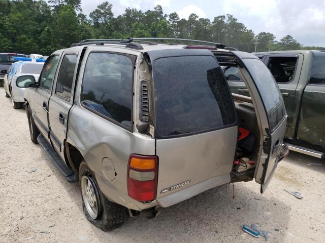 1GNEC13T01J228236 - 2001 CHEVROLET TAHOE C1500 TAN photo 3