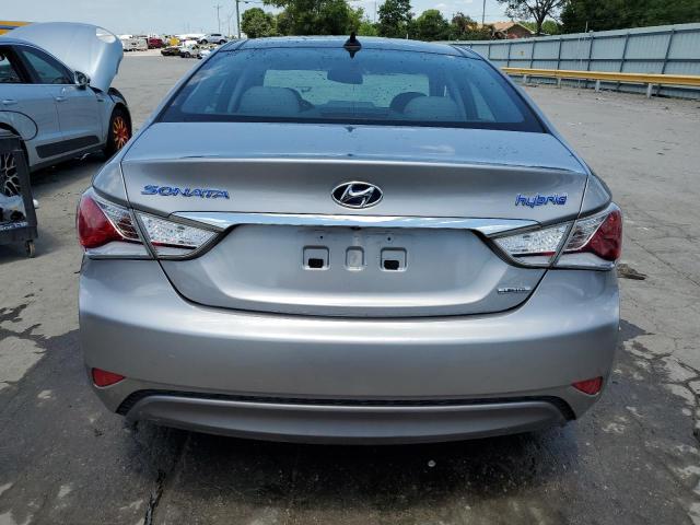 KMHEC4A46DA068014 - 2013 HYUNDAI SONATA HYBRID SILVER photo 6