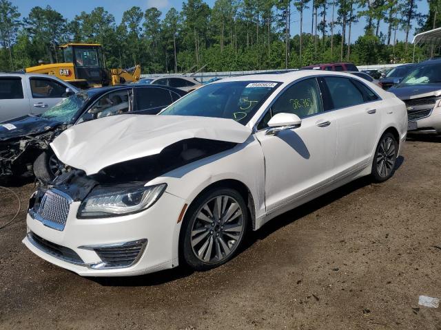 3LN6L5F9XHR638560 - 2017 LINCOLN MKZ RESERVE WHITE photo 1