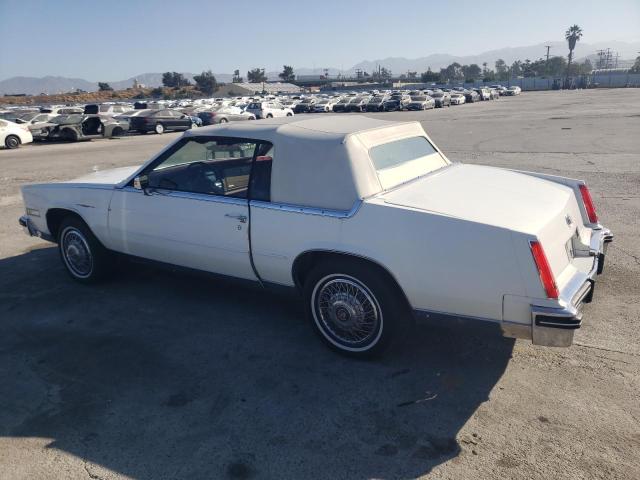 1G6EL6787FE606793 - 1985 CADILLAC ELDORADO BIARRITZ WHITE photo 2