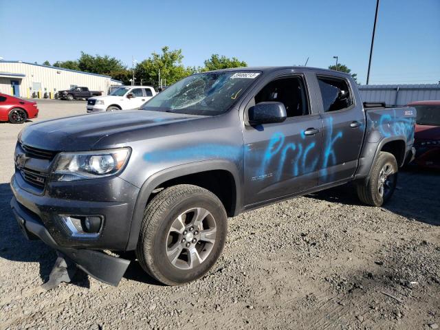 1GCGSDENXH1329914 - 2017 CHEVROLET COLORADO Z71 GRAY photo 1