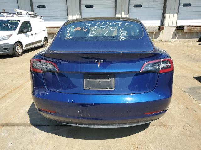 5YJ3E1EA5NF371895 - 2022 TESLA MODEL 3 BLUE photo 6