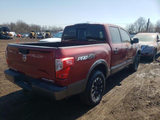 1N6AA1E50HN548961 - 2017 NISSAN TITAN SV RED photo 4