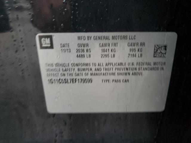 1G11C5SL7EF179599 - 2014 CHEVROLET MALIBU 1LT 黑色 照片 12