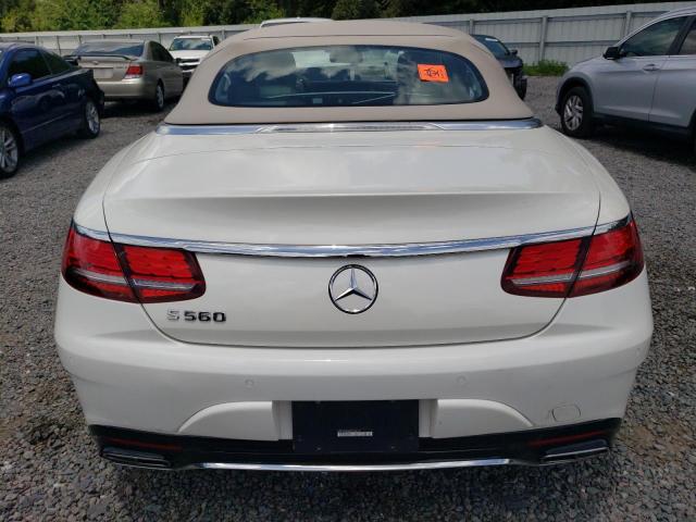 WDDXK8DB6KA038127 - 2019 MERCEDES-BENZ S 560 WHITE photo 6