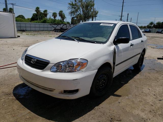 JTDBR32E660087727 - 2006 TOYOTA COROLLA CE WHITE photo 1