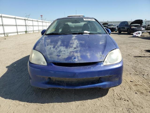 JHMZE13702T001639 - 2002 HONDA INSIGHT BLUE photo 5