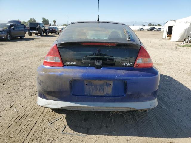 JHMZE13702T001639 - 2002 HONDA INSIGHT BLUE photo 6