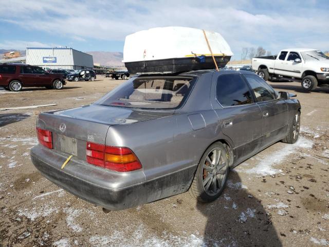 JT8BH28F5V0080181 - 1997 LEXUS LS 400 GRAY photo 4