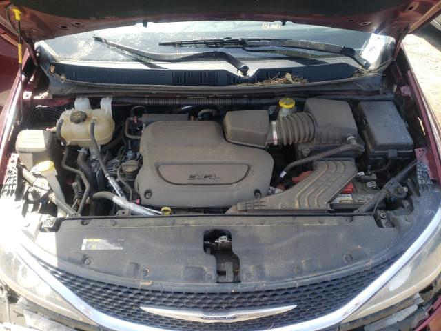 2C4RC1BG2KR613180 - 2019 CHRYSLER PACIFICA TOURING L მუქწითელი ფოტო 7
