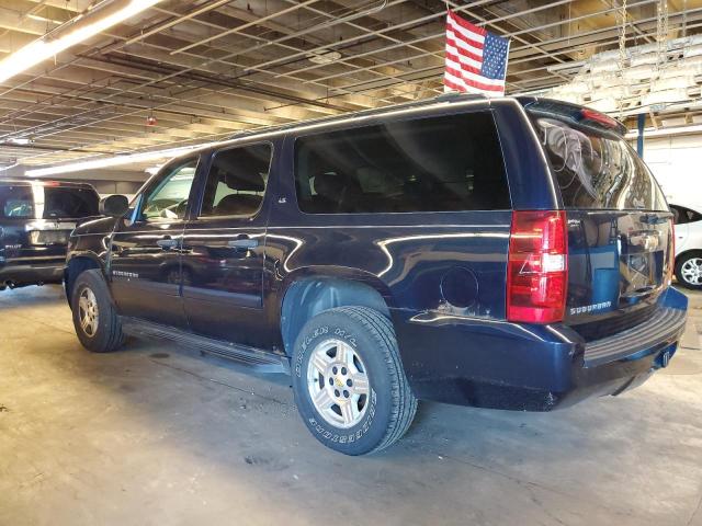 3GNFC16008G266535 - 2008 CHEVROLET SUBURBAN C1500  LS BLUE photo 2