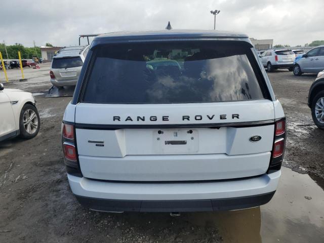 SALGV5SE1MA448455 - 2021 LAND ROVER RANGE ROVE AUTOBIOGRAPHY WHITE photo 6