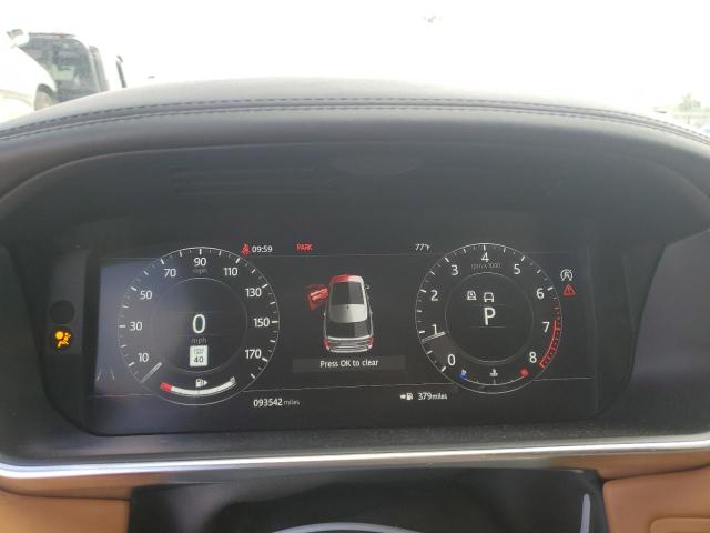 SALGV5SE1MA448455 - 2021 LAND ROVER RANGE ROVE AUTOBIOGRAPHY WHITE photo 9