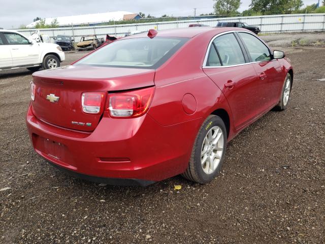 1G11D5RR7DF119618 - 2013 CHEVROLET MALIBU 1LT 红色 照片 4