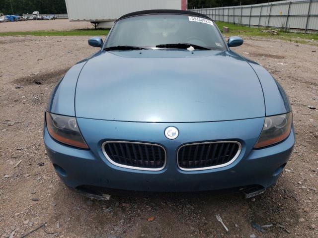 4USBT33443LS44649 - 2003 BMW Z4 2.5 BLUE photo 5