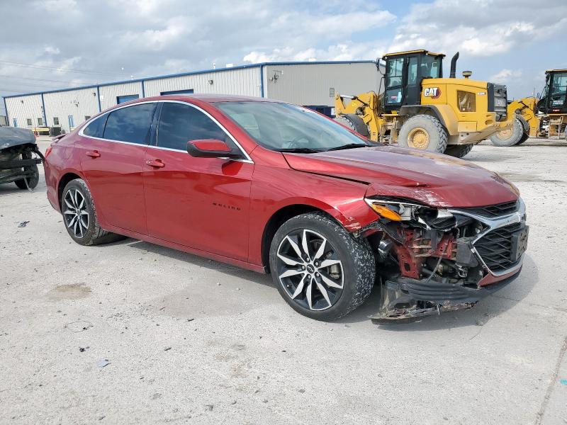 1G1ZG5ST3MF055545 - 2021 CHEVROLET MALIBU RS BURGUNDY photo 4