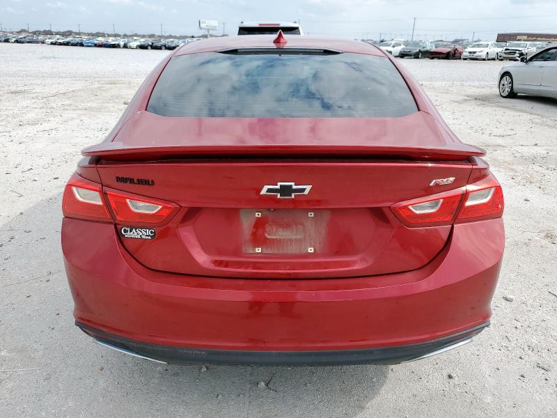 1G1ZG5ST3MF055545 - 2021 CHEVROLET MALIBU RS BURGUNDY photo 6