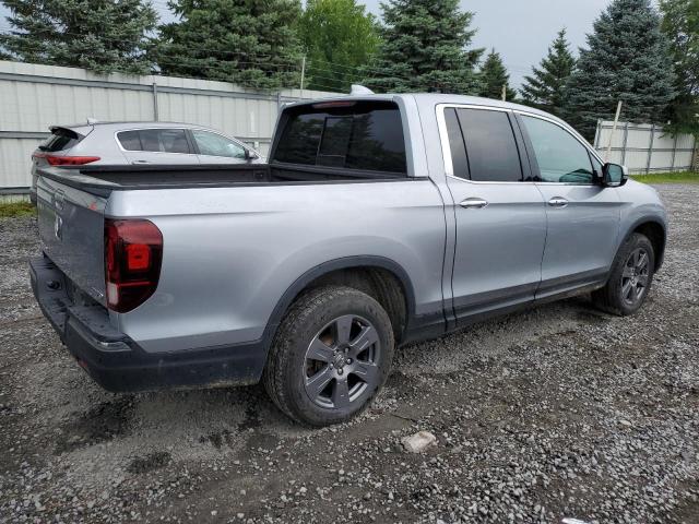 5FPYK3F77LB014462 - 2020 HONDA RIDGELINE RTL SILVER photo 3